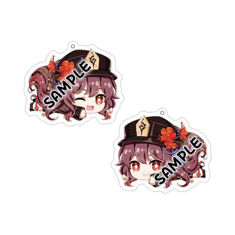 God Peripheral Accessories Acrylic Keychain DoubleSided Sandwich Ornaments Student Gift Birthday Comic Show Ornaments