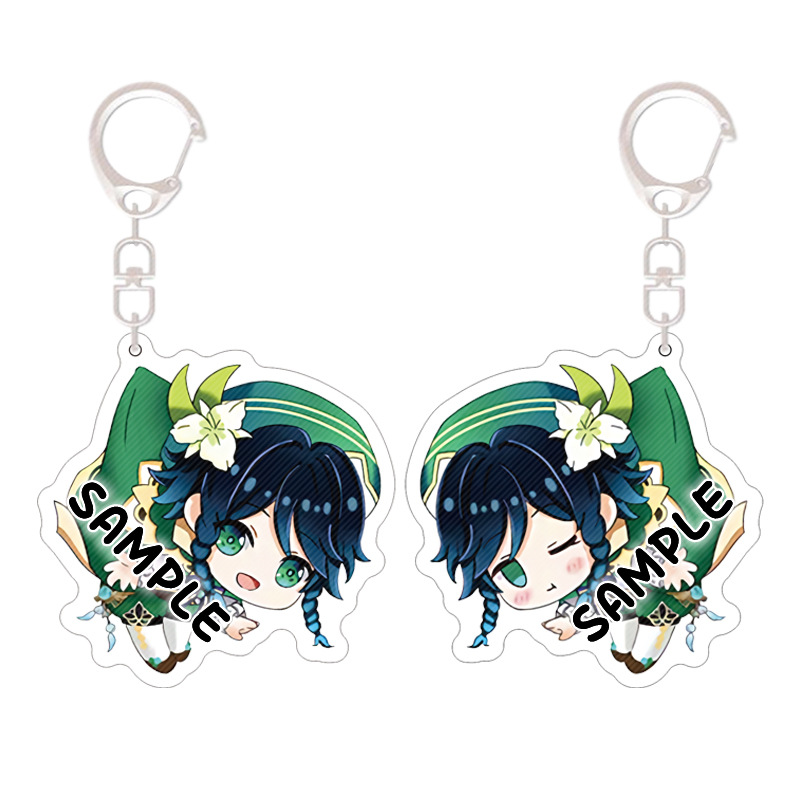 God Peripheral Accessories Acrylic Keychain DoubleSided Sandwich Ornaments Student Gift Birthday Comic Show Ornaments