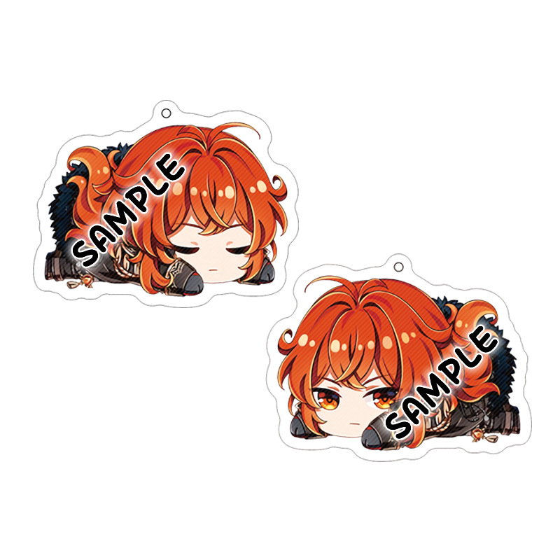 God Peripheral Accessories Acrylic Keychain DoubleSided Sandwich Ornaments Student Gift Birthday Comic Show Ornaments
