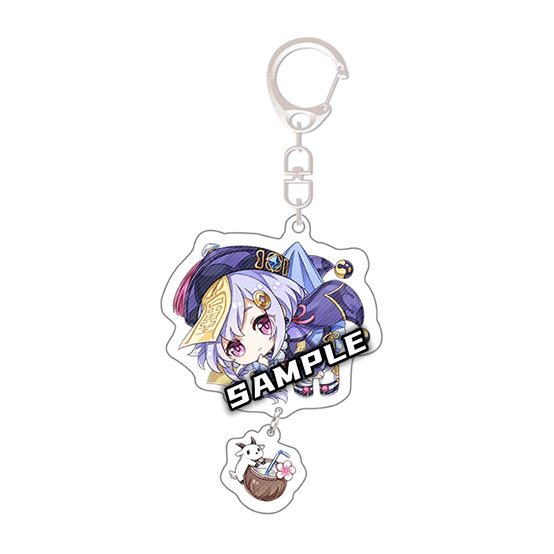 God Peripheral Accessories Acrylic Keychain DoubleSided Sandwich Ornaments Student Gift Birthday Comic Show Ornaments