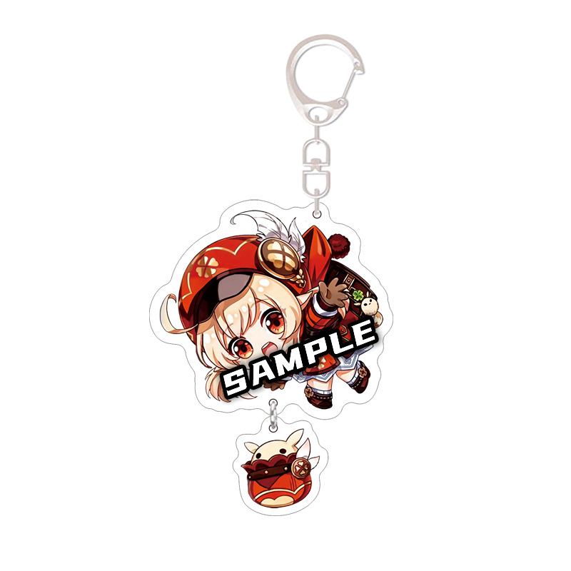 God Peripheral Accessories Acrylic Keychain DoubleSided Sandwich Ornaments Student Gift Birthday Comic Show Ornaments