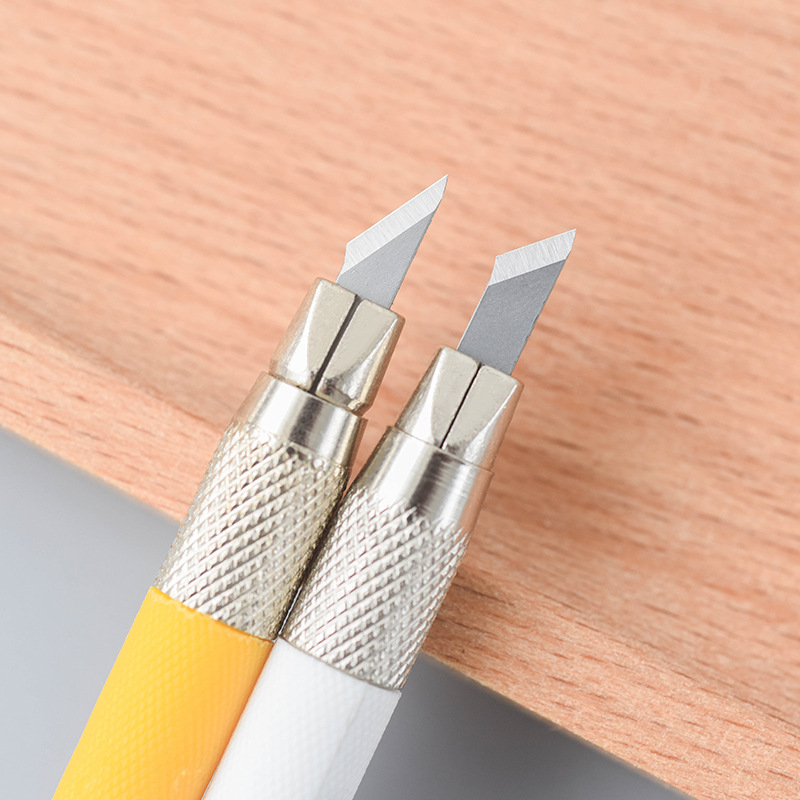 Notebook and Paper Adhesive Tape Cutting Rubber Stamp Carving Burin Pencil Knife Burin Hand Account Stickers Painting Stickers Paper Cutter