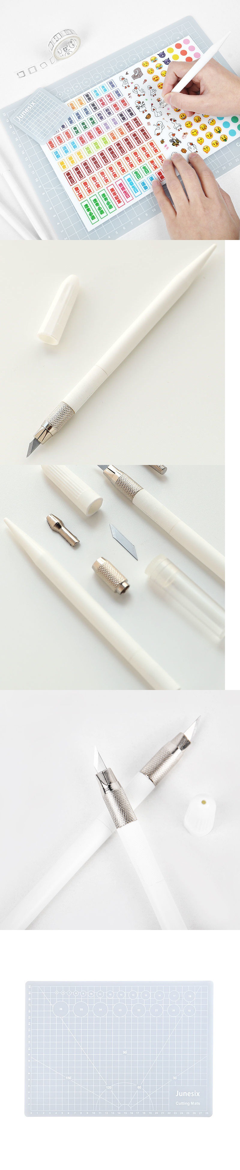 Pen Knife White Notebook Cutting DIY Tape Cutting Paper Cutter Fresh Art Graver Art Knife Generation Hair Pen Knife White Notebook Cutting DIY Tape Cutting Paper Cutter Fresh Art Graver Art Knife Generation Hair