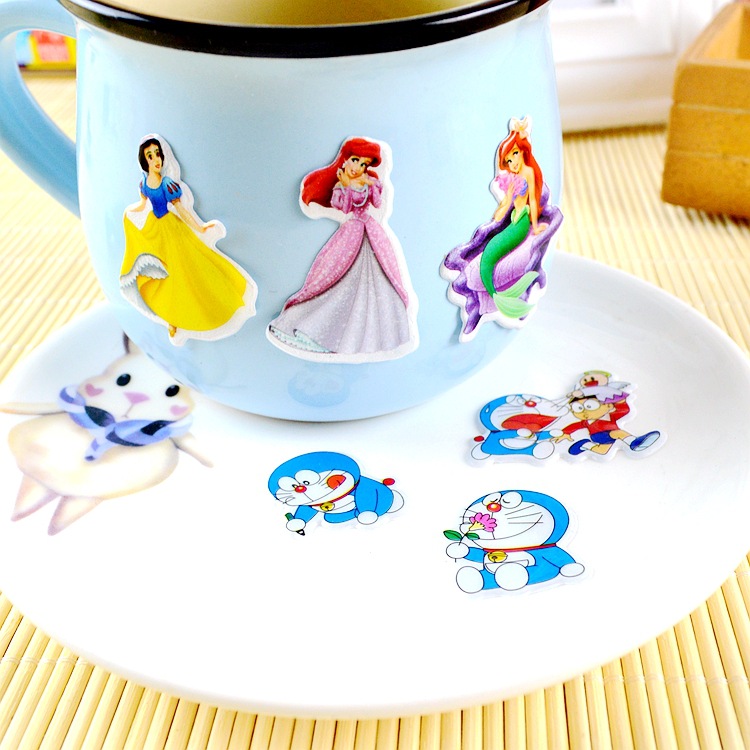 Factory Direct Sales Children's Cartoon Stickers Puzzle 3D Stickers Kindergarten Reward Bubble Sticker Wholesale