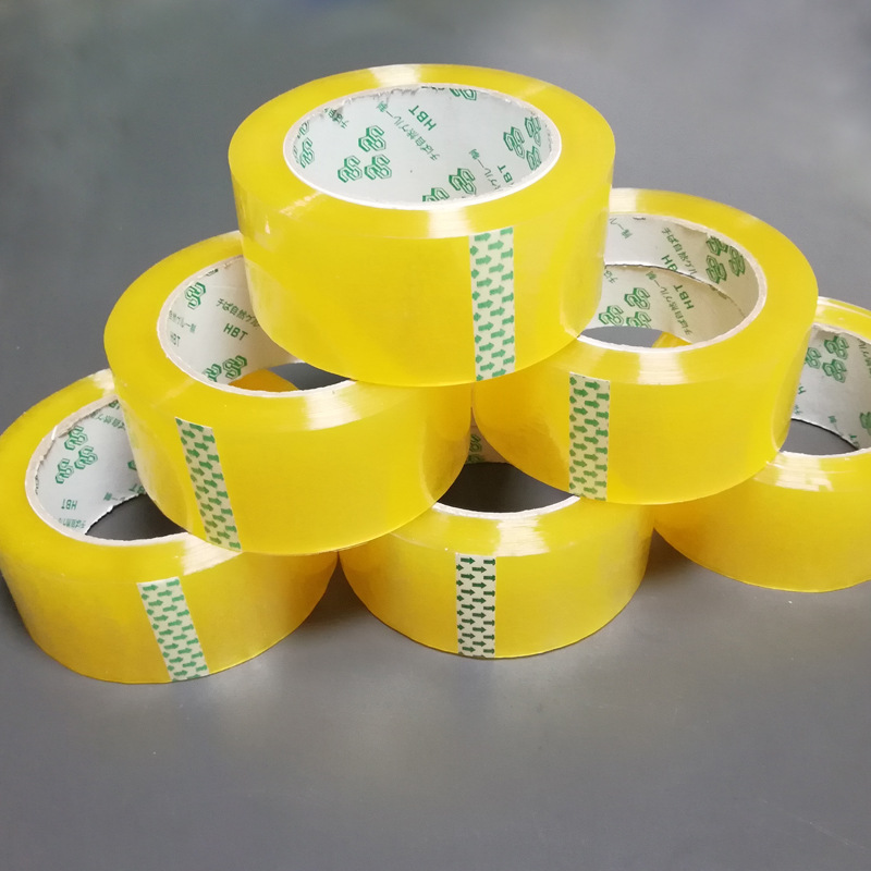 Factory Wholesale Transparent Tape Transparent Packing Tape Cutter Carton Packing Tape Warning Tape