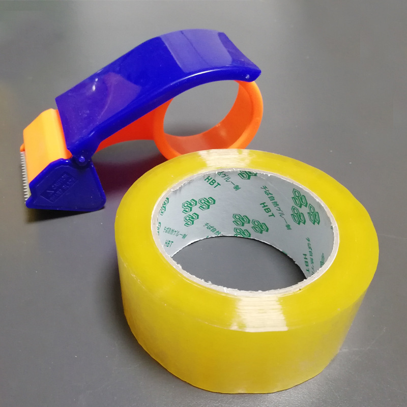 Factory Wholesale Transparent Tape Transparent Packing Tape Cutter Carton Packing Tape Warning Tape