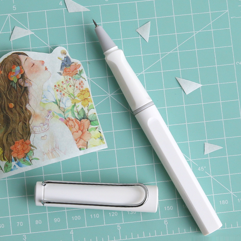 Notebook Pen Knife Paper Cutter Pen Type Hand Account Stickers Painting Stickers Art Seal Engraving Tape Paper Cutter Pen Knife