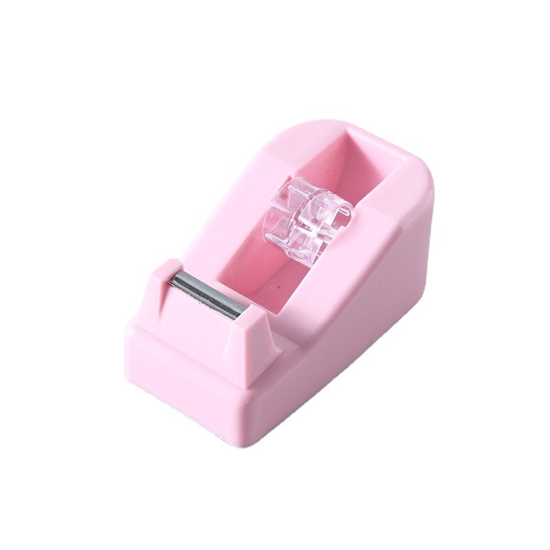 Cross-Border Dedicated Ins Style Macaron Color Small Tape Base Creative Color Desktop Office Plastic Cutter