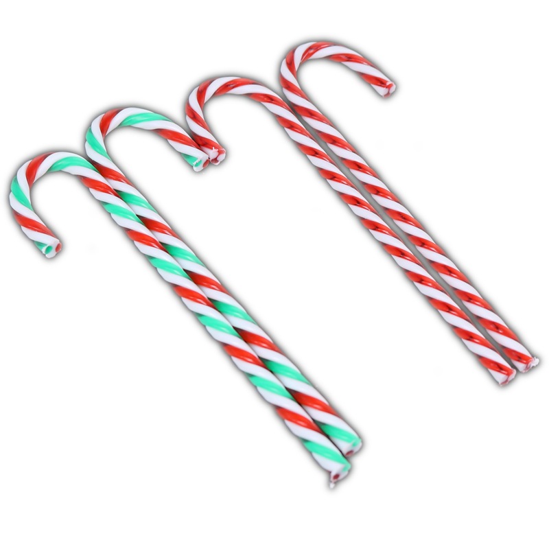Acrylic Crutches 15cm Christmas tree Crutches 6 packages