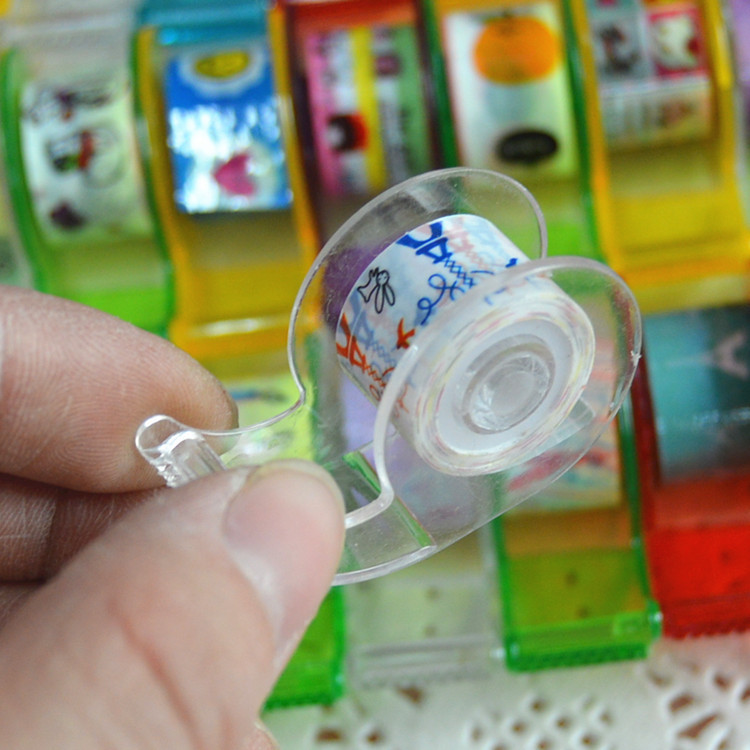 Bottle piggy bank mini tape tape and cutter Bottle piggy bank mini tape tape and cutter