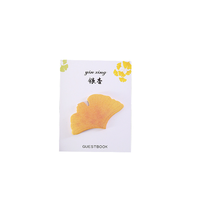 Creative Leaves Sticky Note Partysu Simulated Leaves Post-It Notes Note Sticker Message Memo Note Stationery