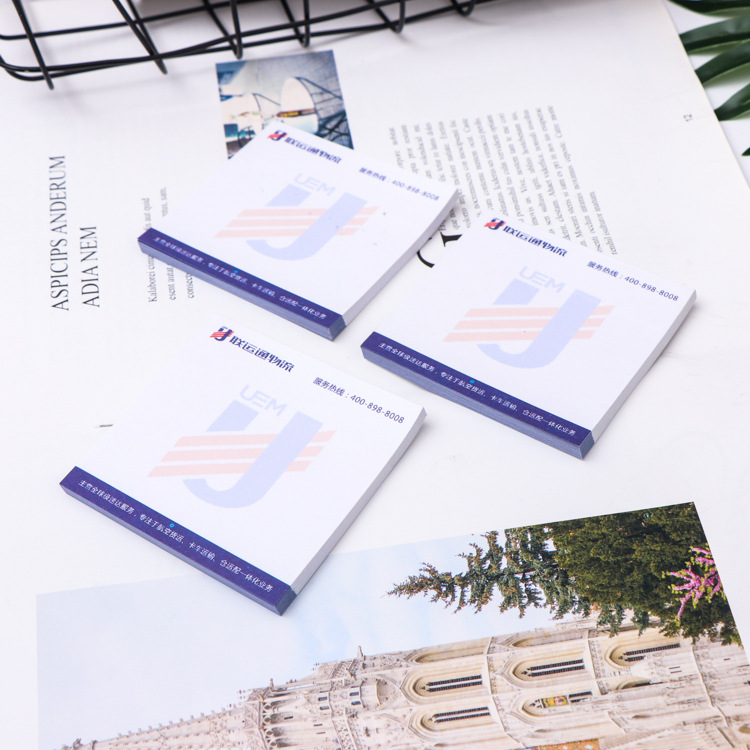 Customized Color Advertising Notepad Cute Office Memo Note Sticker Creative Strange Shape Stationery Sticky Notes Customized