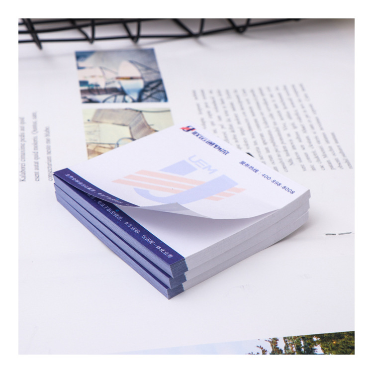 Customized Color Advertising Notepad Cute Office Memo Note Sticker Creative Strange Shape Stationery Sticky Notes Customized