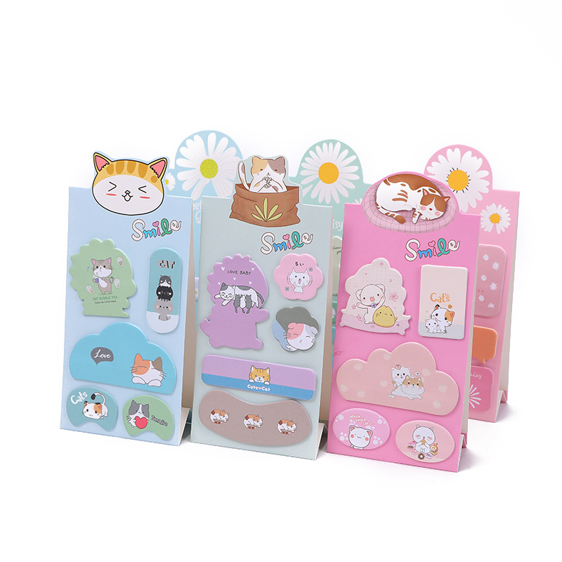 Factory Sticky Notes Creative Cartoon Notepad Tearable Student Sticky Note Message Book Note Sticker Note Wholesale