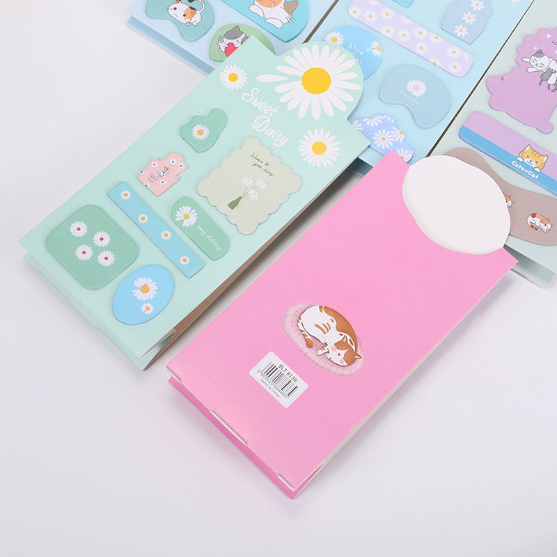 Factory Sticky Notes Creative Cartoon Notepad Tearable Student Sticky Note Message Book Note Sticker Note Wholesale