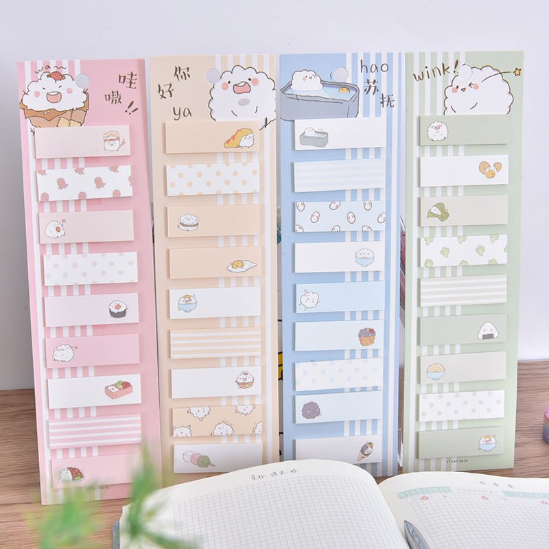 Catalog Index Stickers 4 Creative Unicorn Message Memo Index Note Sticker Tag Note Cute Refreshing Convenience