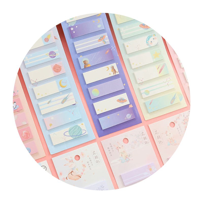 Catalog Index Stickers 4 Creative Unicorn Message Memo Index Note Sticker Tag Note Cute Refreshing Convenience