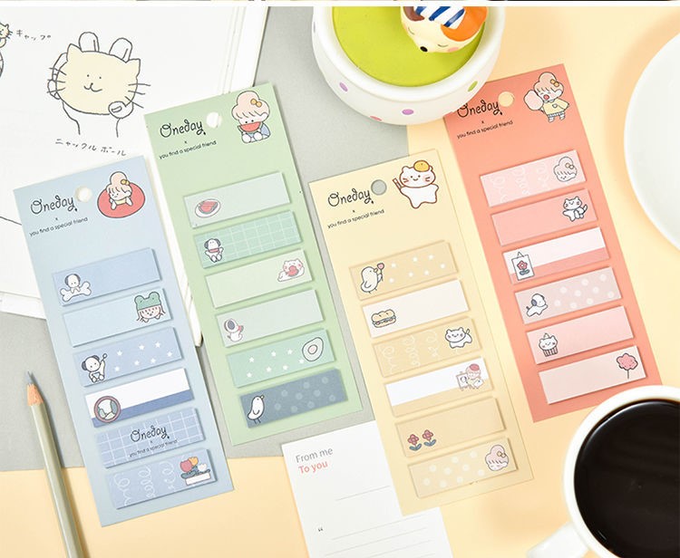 Catalog Index Stickers 4 Creative Unicorn Message Memo Index Note Sticker Tag Note Cute Refreshing Convenience