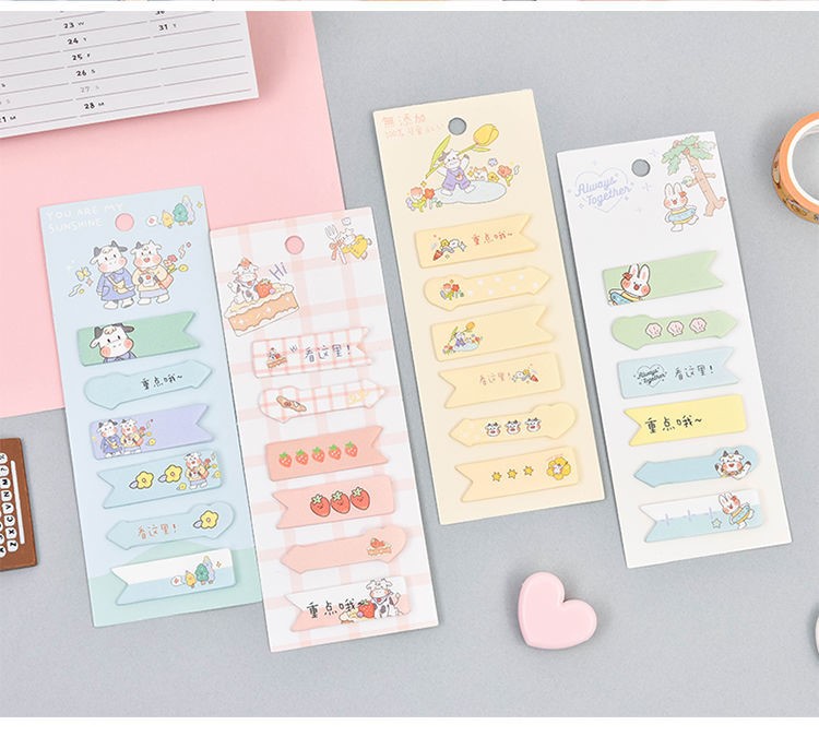 Catalog Index Stickers 4 Creative Unicorn Message Memo Index Note Sticker Tag Note Cute Refreshing Convenience