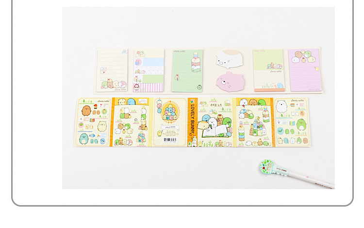 Cute Cartoon Creativity 60% Off Notepad Notebook Sticky Notes Note Sticker Student Message Sticker
