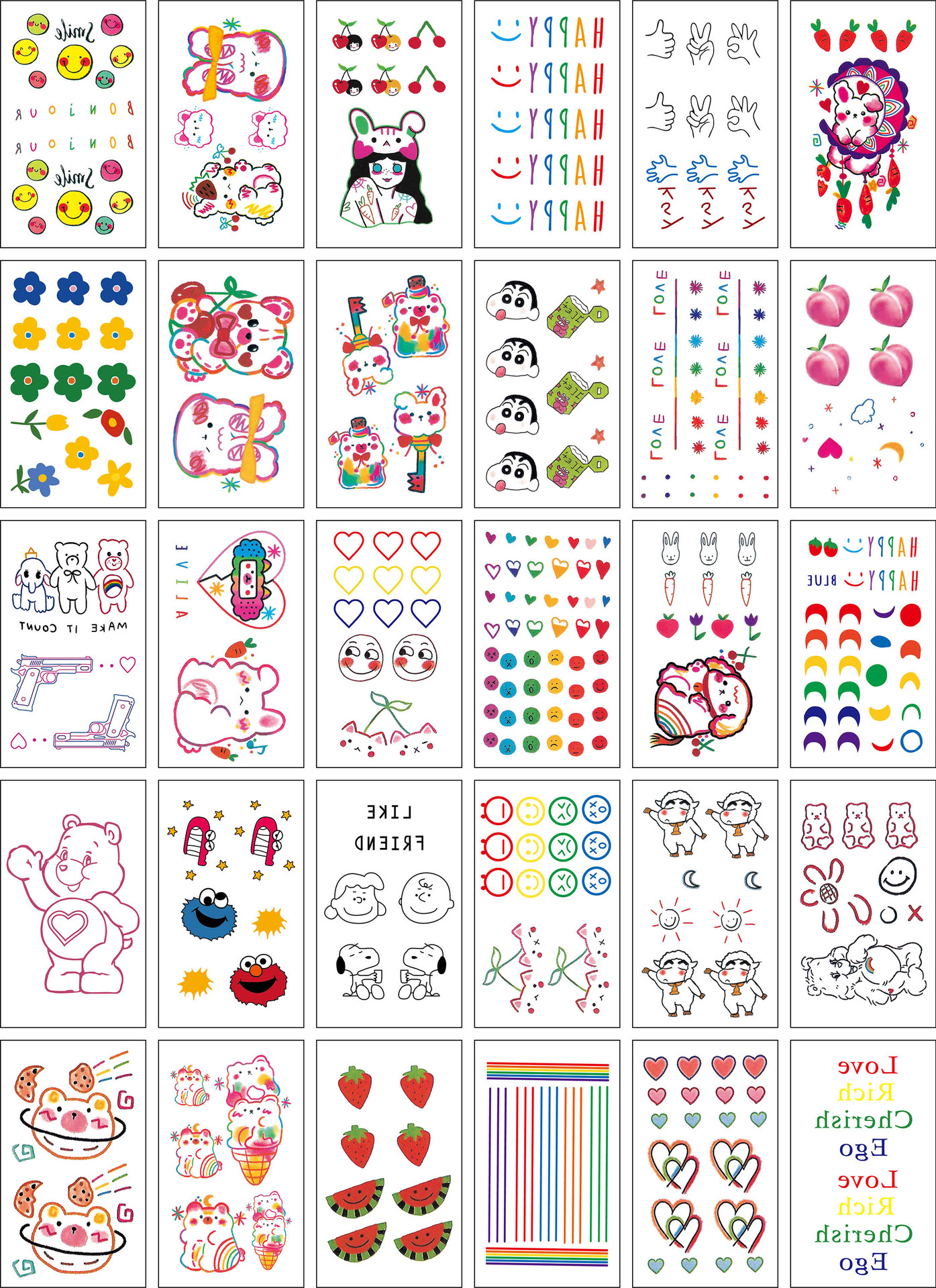 Wholesale Fresh Tattoo Sticker Korean Tattoo Flower Eyebrow Butterfly English Cartoon XINGX Tattoo Stickers Custom Wholesale Fresh Tattoo Sticker Korean Tattoo Flower Eyebrow Butterfly English Cartoon XINGX Tattoo Stickers Custom