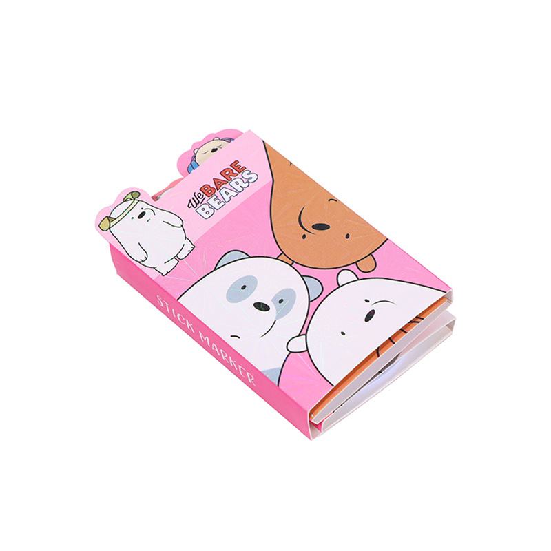Direct Supply Creative Cartoon Cute Animal Notepad Cartoon Bear Note Sticker Student Stationery Notes 60% off Sticky Notes