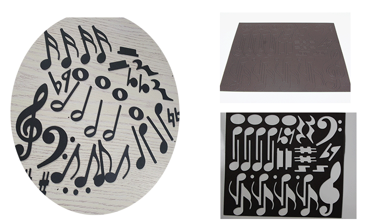 Magnetic Music Symbol Sticker Soft Magnetic Sticker Refrigerator Sticker Blackboard Paste Note White Board Sticker