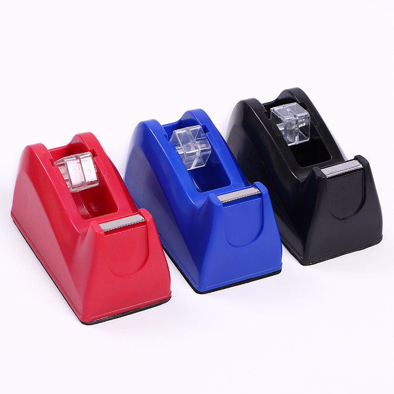 2018 new office learning small rubber base fashion tape cutter stationery base manufacturers direct wholesale