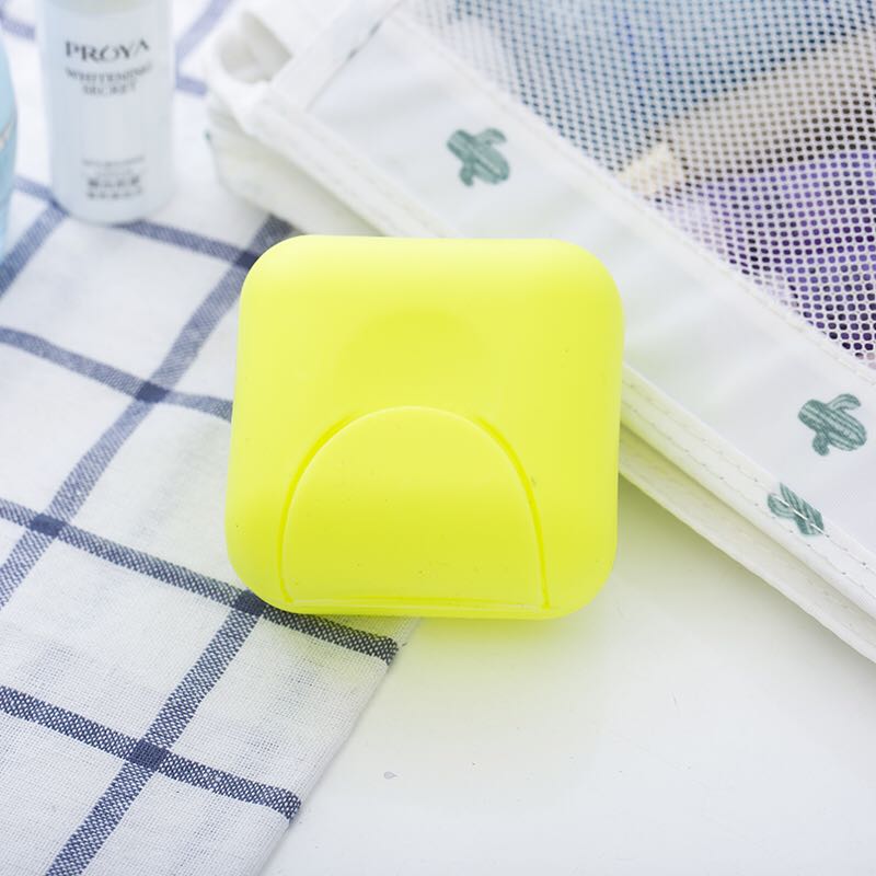 Small size of portable travel soap box with lock
