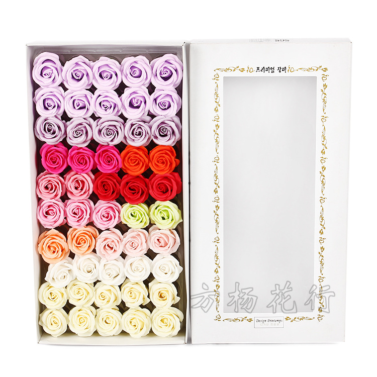 Manufacturers supply process simulation four soap flower spray rose flower soap box DIY