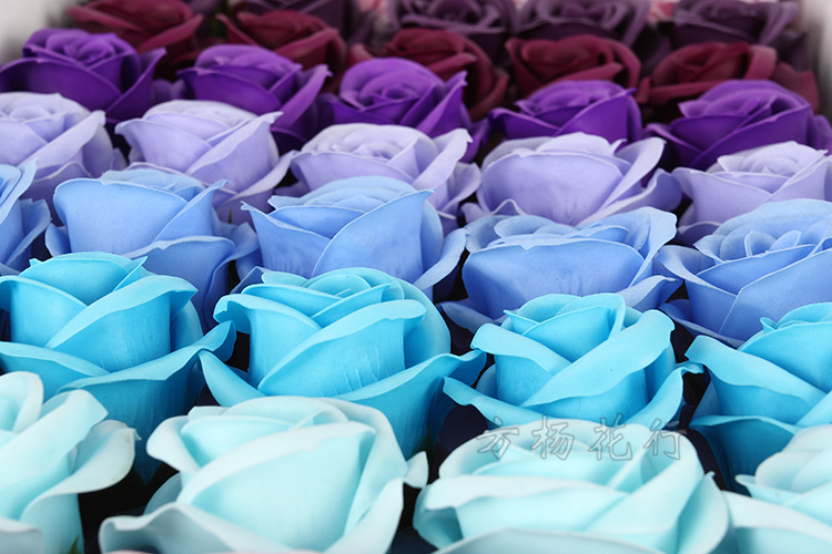 Manufacturers supply process simulation four soap flower spray rose flower soap box DIY