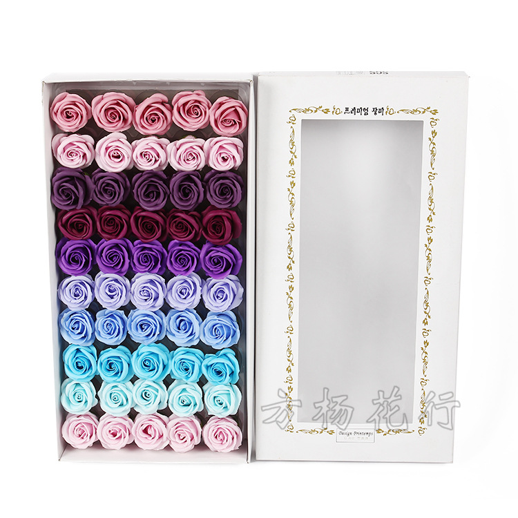 Manufacturers supply process simulation four soap flower spray rose flower soap box DIY