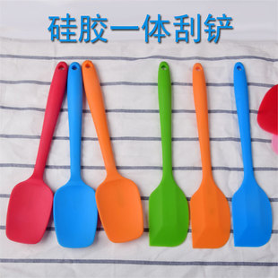 All-Inclusive Integrated Soft Silicone T Shovel Semi-Transparent Shovel Cream Jam Stirring Scraper Cake Palette Knife Baking Tool