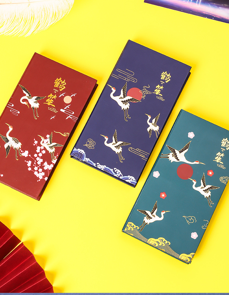 Creative Chinese Style Boxed Gilding Sticky Note Set Tearable Note Student Ancient Style Tearable Sticky Note Sticker