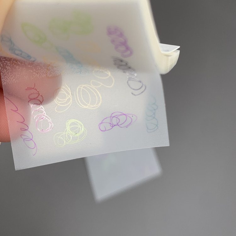 Factory Customized Pet Post-It Transparent Pet Post-It Note Sticker Tearable Wholesale Customization