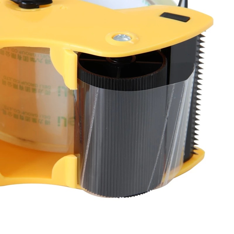 Deli 803 Labor-Saving Carton Sealer Tape Dispenser 6cm Transparent Tape Cutter Hand-Held Packer Packer
