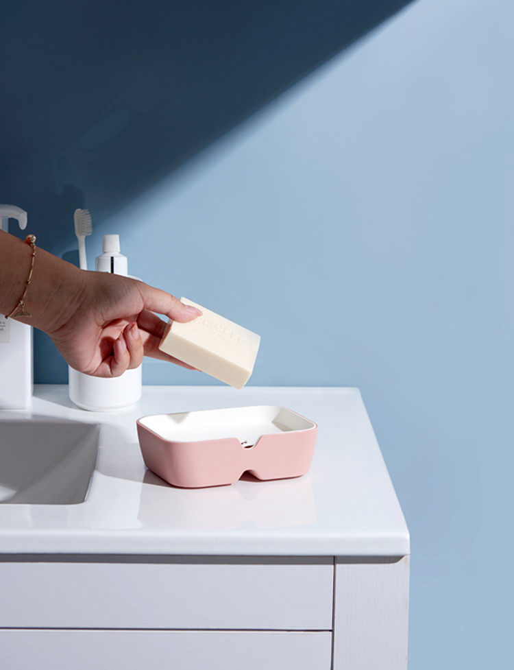 Hl-1304 Smiling Face SOAP Box Plastic Bathroom Box