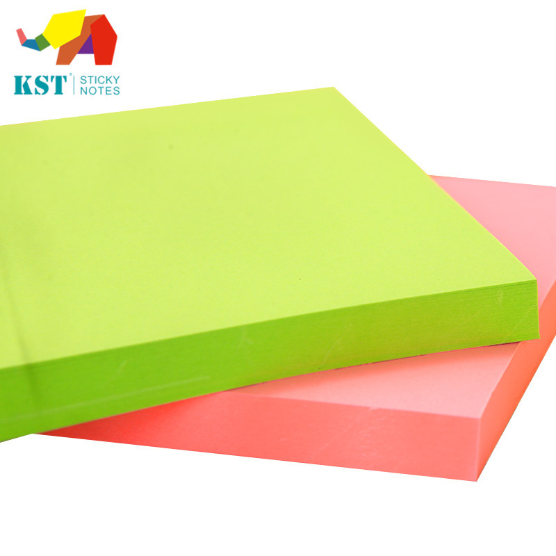Foreign Trade Hot Sale Office Stationery Fluorescent Color Mixed Color Note Paper Color Message Sticker Post-It Notes Factory Wholesale