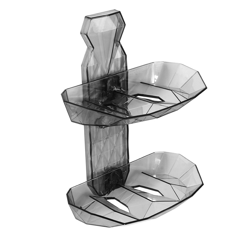 Factory Direct Sales Punch-Free Draining Wall-Mounted Fat Soap Box Soap Rack Toilet Soap Rack Student Dormitory Soap Box
