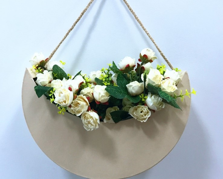 Wedding special flower basket can carry wall hanging flowers forever soap box valentine's day gift box manufacturers customized