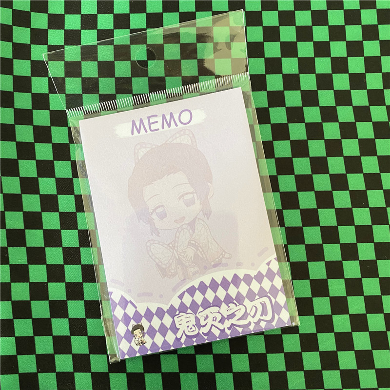 Ghost Killing Blade Sticky Note Ghost Killing Peripheral Notepad Student Supplies Creative Cool Stationery Convenient Sign Any Sticker