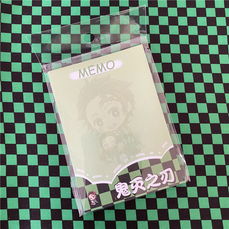 Ghost Killing Blade Sticky Note Ghost Killing Peripheral Notepad Student Supplies Creative Cool Stationery Convenient Sign Any Sticker