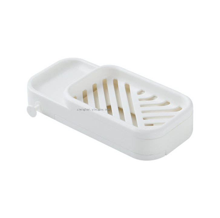 Simple geometric soap box non-punch toilet rack bathroom wall type soap box toilet rack for washing Simple geometric soap box non-punch toilet rack bathroom wall type soap box toilet rack for washing