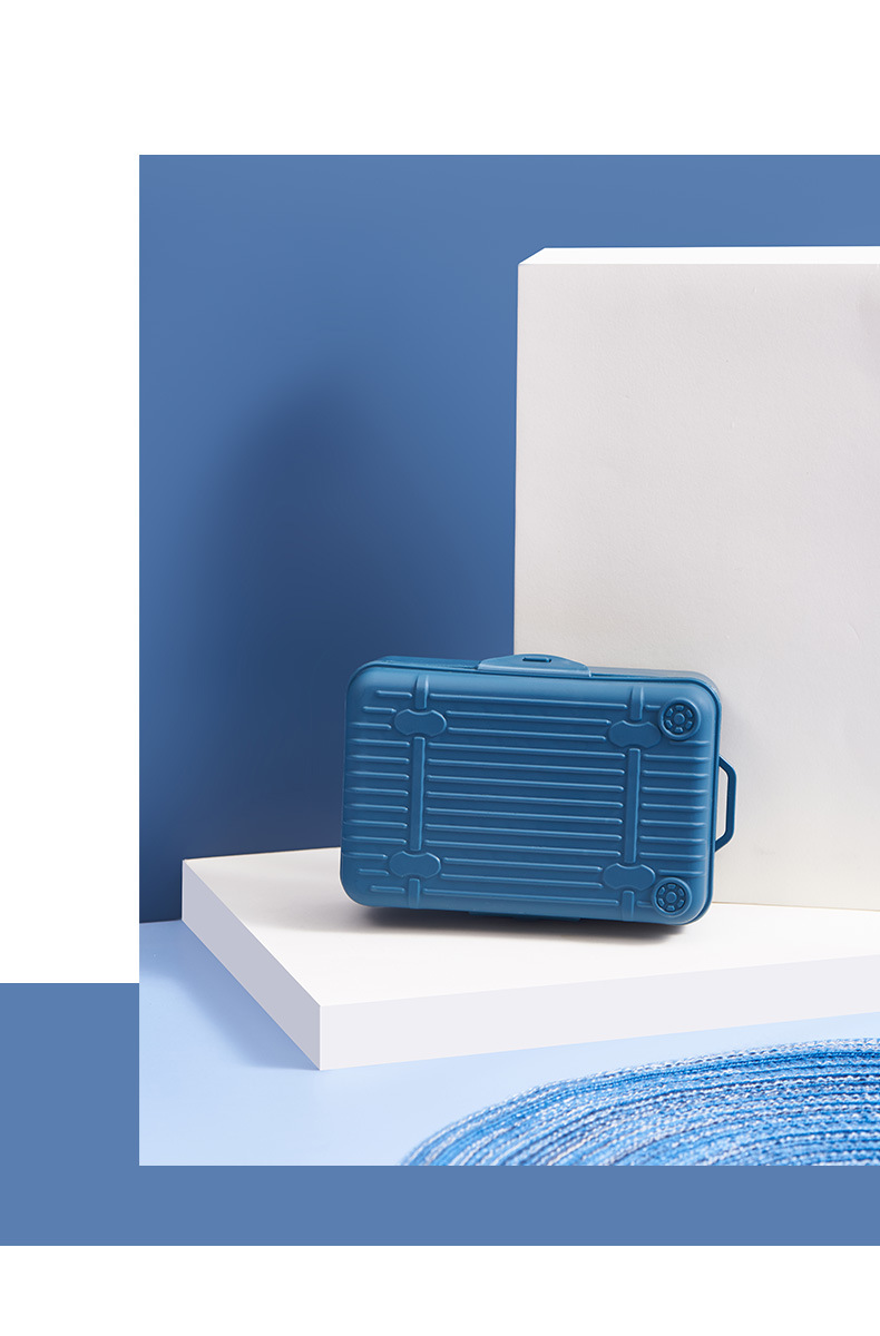 Creative Portable Luggage Soap Box Travel Double Layer Waterproof Soap Dish Plastic Drain Handmade Soap Storage Box