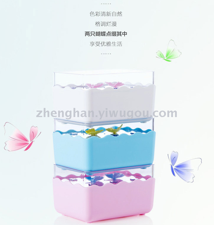Double soap box can be leached soap rack bathroom creative soap box cute soap shelves