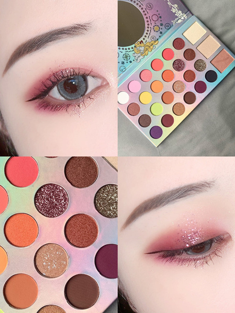 27-Color Eye Shadow Blush Highlight Makeup Palette Ins Super Hot Mashed Potatoes Shimmering Powder Sequins Waterproof Domestic Goods Cheap Student 27-Color Eye Shadow Blush Highlight Makeup Palette Ins Super Hot Mashed Potatoes Shimmering Powder Sequins Waterproof Domestic Goods Cheap Student