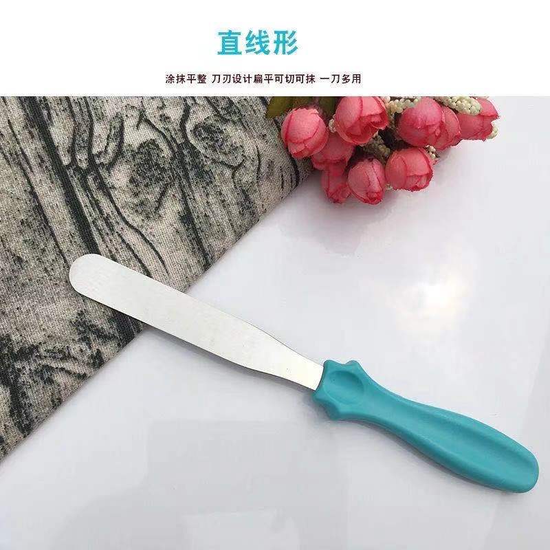 Three-Piece Set Butter Knife Cake Palette Knife 3 Stainless Steel Spreading Knife Baking Tools Factory Direct Sales Spot Three-Piece Set Butter Knife Cake Palette Knife 3 Stainless Steel Spreading Knife Baking Tools Factory Direct Sales Spot
