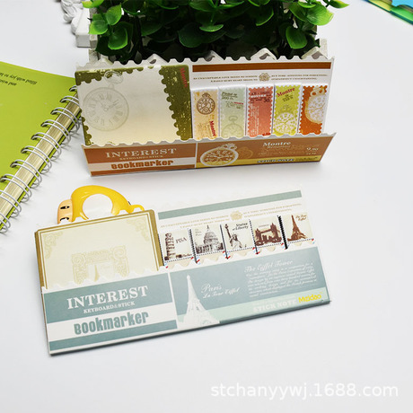 Crazy color 1025 cartoon post-it note plan memo pad this post-it note book sticker student message memo pad