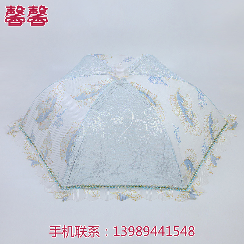 Round small transparent mesh restaurant household special dish cover son simple food cover custom