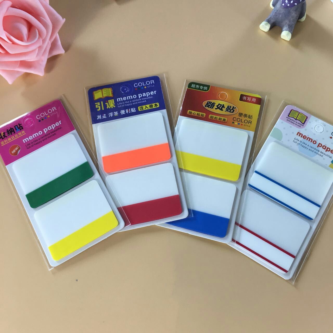 Sticky Notes Students Use Good-looking Creative Cute Note Stickers Korean Ins Label Sticker Post-It Notes Tearable